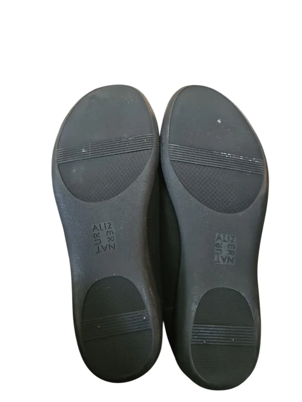 Naturalizer Flexy Ballet Flat Classic Women's Black Suede Shoes Sz 8 SH239